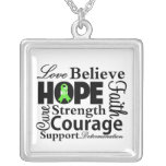 Non-Hodgkin's Lymphoma Collage of Hope Custom Necklace