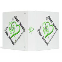 Non-Hodgkin's Lymphoma Faith Butterfly Binder