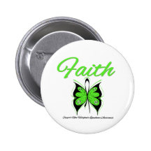 Non Hodgkins Lymphoma Faith Butterfly Ribbon Button