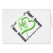 Non Hodgkins Lymphoma Faith Hope Love Butterfly Greeting Card
