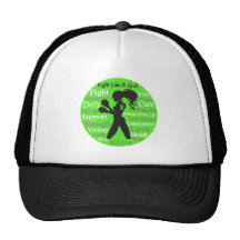 Non-Hodgkin's Lymphoma Fight Like A Girl Warrior Mesh Hat