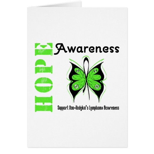 Non-Hodgkin's Lymphoma Hope Awareness Greeting Cards