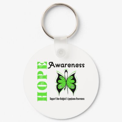 Non-Hodgkin's Lymphoma Hope Awareness Key Chain