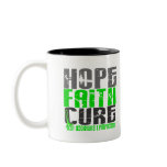 Non-Hodgkin's Lymphoma HOPE FAITH CURE 1 Mugs