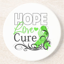Non-Hodgkins Lymphoma Hope Love Cure Coaster