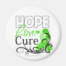 Non-Hodgkins Lymphoma Hope Love Cure Fridge Magnet