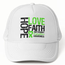 Non-Hodgkin's Lymphoma Hope Love Faith hats