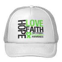 Non-Hodgkin's Lymphoma Hope Love Faith Mesh Hats