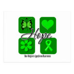 Non Hodgkins Lymphoma Hope Love Inspire Awareness postcards