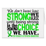Non-Hodgkins Lymphoma How Strong We Are Greeting Cards