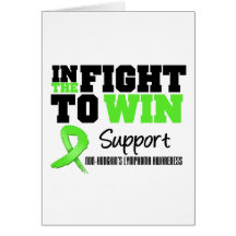 Non Hodgkin's Lymphoma In The Fight To Win Card