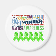 Non-Hodgkins Lymphoma Inspirational Words Fridge Magnet