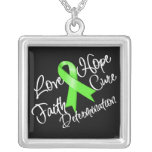 Non-Hodgkins Lymphoma Love Hope Faith necklaces