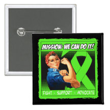 Non-Hodgkins Lymphoma Mission We Can Do It Buttons
