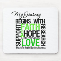 Non Hodgkins Lymphoma My Journey Begins With FAITH Mouse Pad