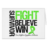 Non Hodgkins Lymphoma Survivor Fight Believe Win M cards