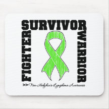 Non-Hodgkins Lymphoma Survivor Fighter Warrior Mousepads