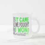 Non-Hodgkins Lymphoma Survivor It Came We Fought Mugs