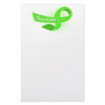 Non Hodgkins Lymphoma Survivor Ribbon Custom Stationery