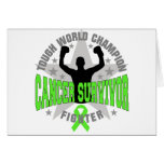 Non-Hodgkins Lymphoma Tough World Champion Survivo Greeting Card