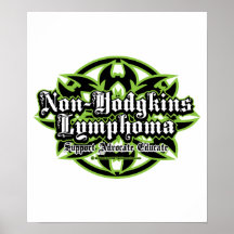 Non-Hodgkins Lymphoma Tribal Poster