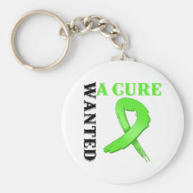 Non-Hodgkins Lymphoma WANTED A CURE Key Chain