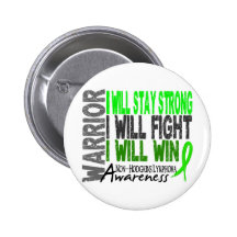 Non-Hodgkins Lymphoma Warrior Buttons