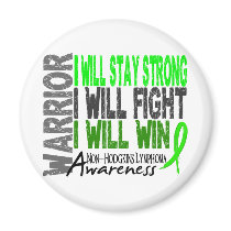 Non-Hodgkins Lymphoma Warrior Fridge Magnets