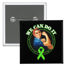 Non-Hodgkin's Lymphoma - We Can Do It Buttons