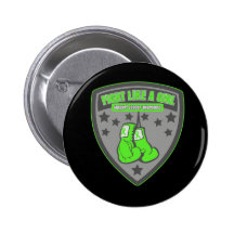 Non-Hodgkins Lymphoma Wear Fight Like A Girl Patch Pins
