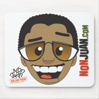 Non Juan (Big Head) Mouse pad by nonjuan