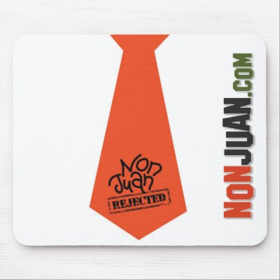 Non Juan Rejected Tie Mouse Pad by nonjuan