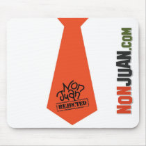 Non Juan Rejected Tie Mouse Pad mousepads by nonjuan Non Juan Rejected Tie Mouse Pad mousepads