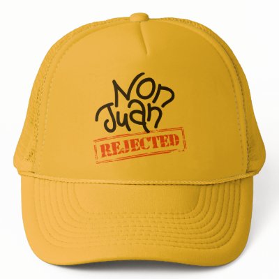 Non Juan Yellow Trucker's Hat by nonjuan