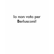 non l ho votato t-shirts