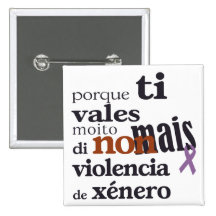 Non Mais Violencia de Xénero Botones