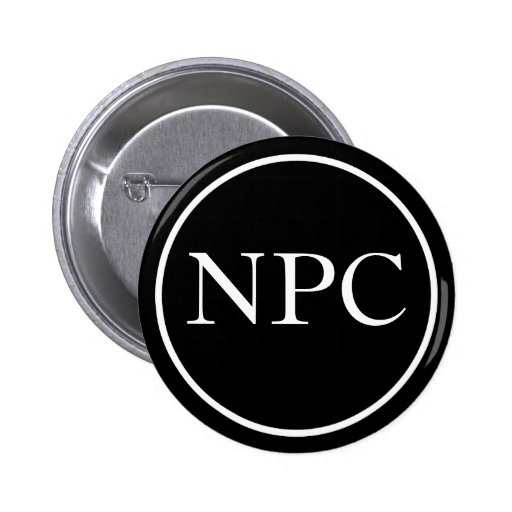 Non-Player Character Button | Zazzle