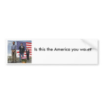 Non saluting Obama bumper stickers