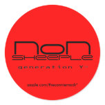 Non-Sheeple Sticker