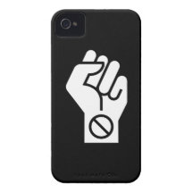 Non-Violent Protest Pictogram iPhone 4 Case