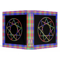 Nonagram Dark Rainbow Binder