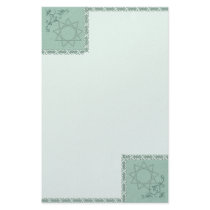 Nonagram Green Stationary Customized Stationery