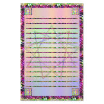 Nonagram Rainbow Lined Stationary Stationery Paper