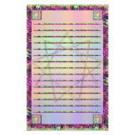 Nonagram Rainbow Lined Stationary Stationery Paper