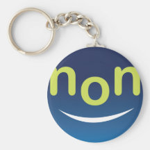 nonBored Smiley Face Key Chain