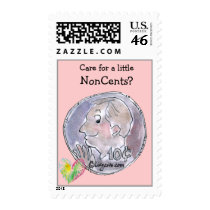 NonCents Postage Stamp by zooogle NonCents Postage Stamp
