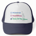 None Of The Above hats by WarrenProffitt None Of The Above hats