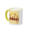 Noni Sunburst Yellow Italian Grandmother Mug Cup mug