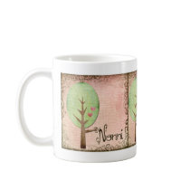 nonni heart tree pink mugs
