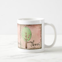 nonni heart tree pink mugs